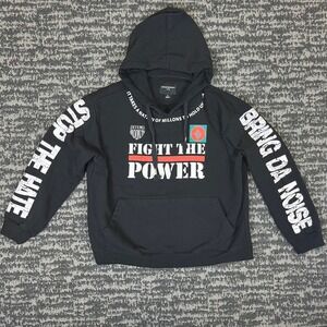 Defend Brooklyn Public Enemy Fight The Power Hoodie Black XL Hip Hop Streetwear